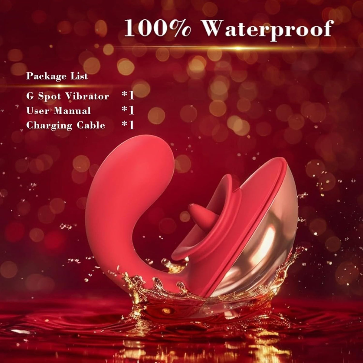 Clit Suction Vibrator with G-Spot Arm - Clitoral Suction Toy