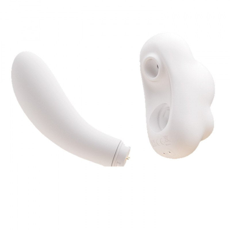 Cloud 2-in-1 Suction Vibrator - Detachable Rabbit Style Toy