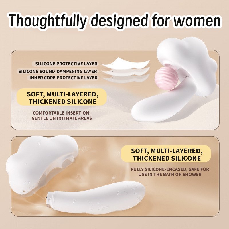 Cloud 2-in-1 Suction Vibrator - Detachable Rabbit Style Toy