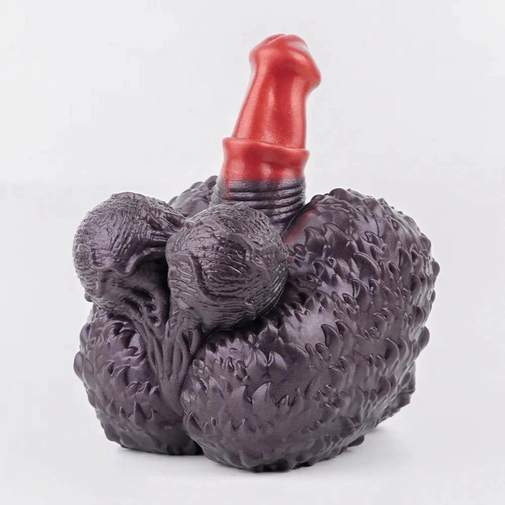 Cluster Fantasy Dildo 8 in - Heavy Silicone Fantasy Toy