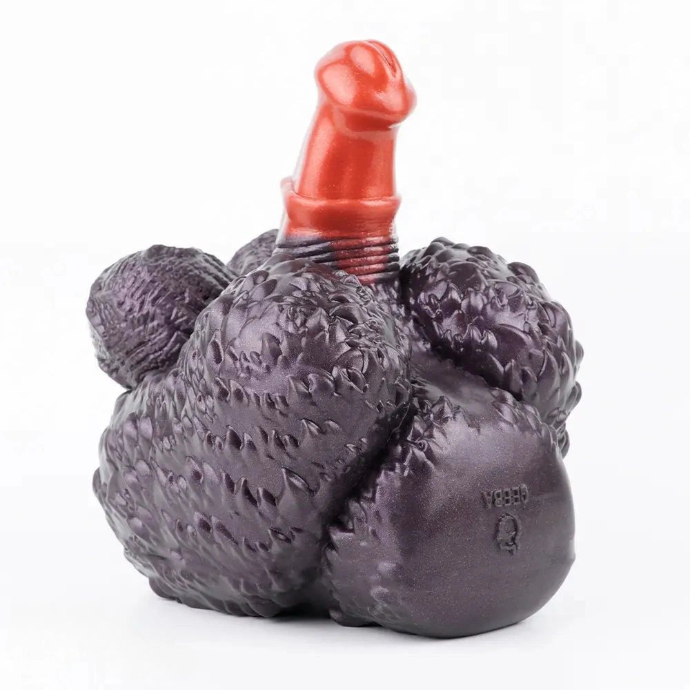 Cluster Fantasy Dildo 8 in - Heavy Silicone Fantasy Toy