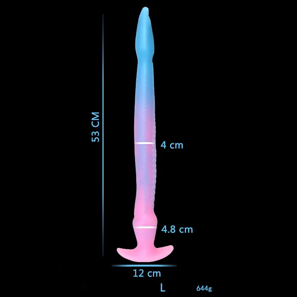 Cobra Hood Snake Dildo - Silicone Fantasy Snake Dildo