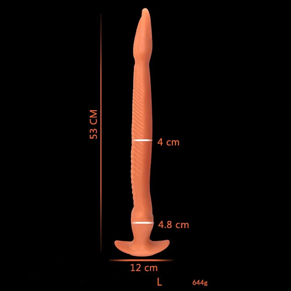 Cobra Hood Snake Dildo - Silicone Fantasy Snake Dildo