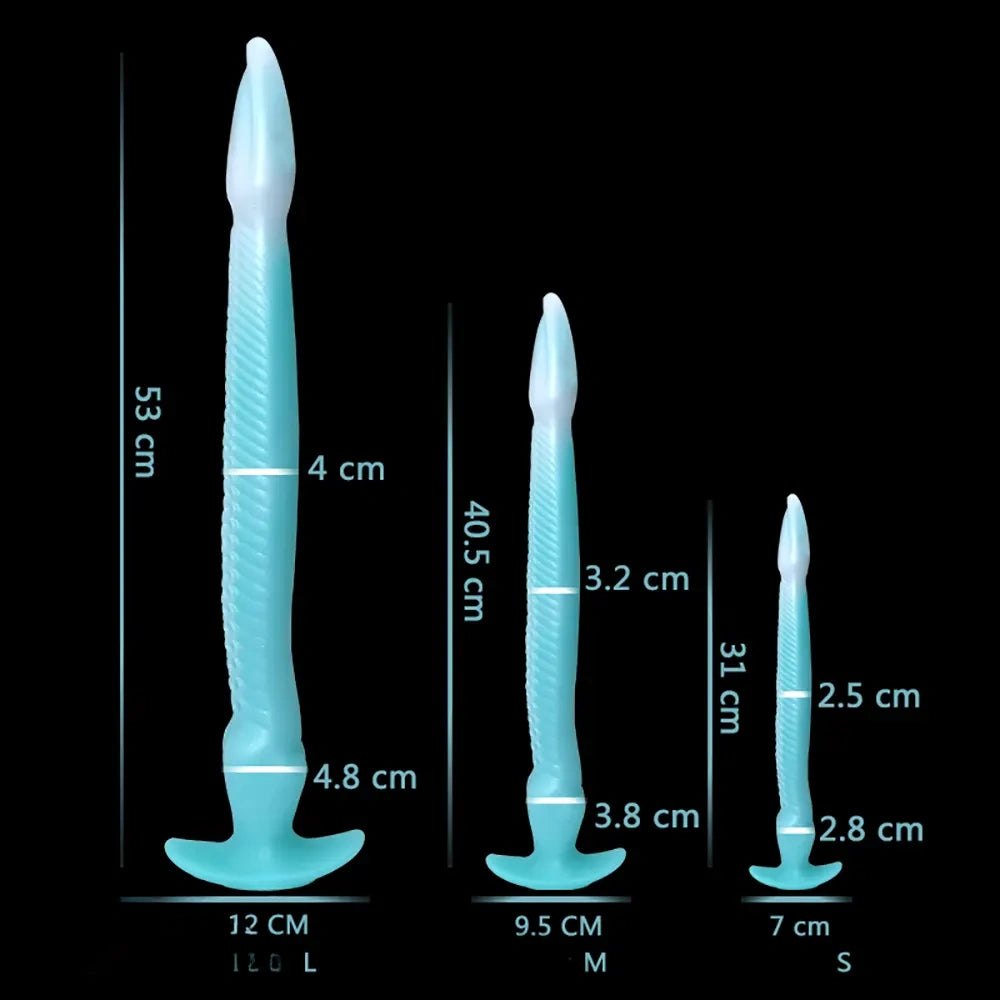 Cobra Hood Snake Dildo - Silicone Fantasy Snake Dildo