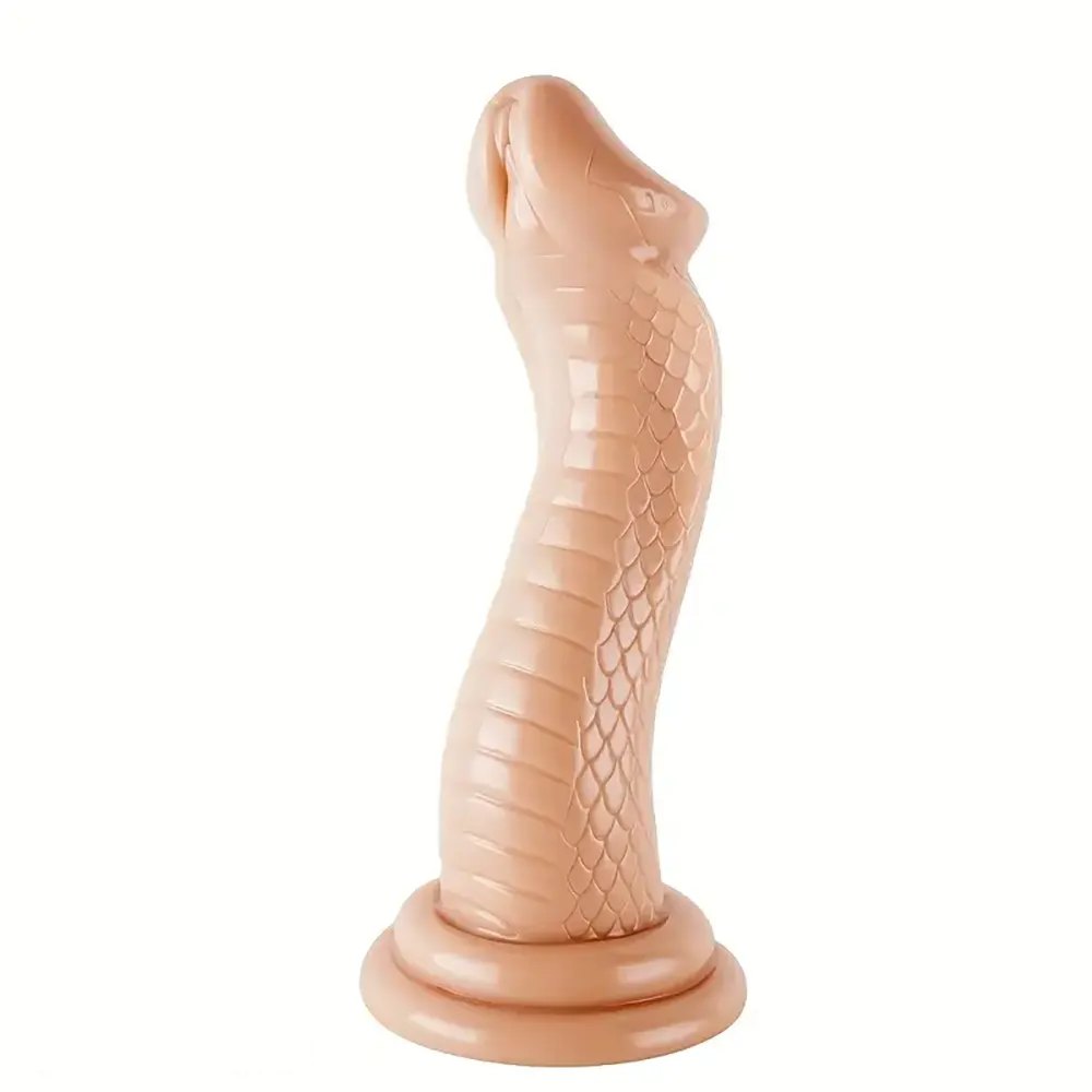 Cobra Snake Scale Dildo 9.06in - Realistic Dildo Animal Shape
