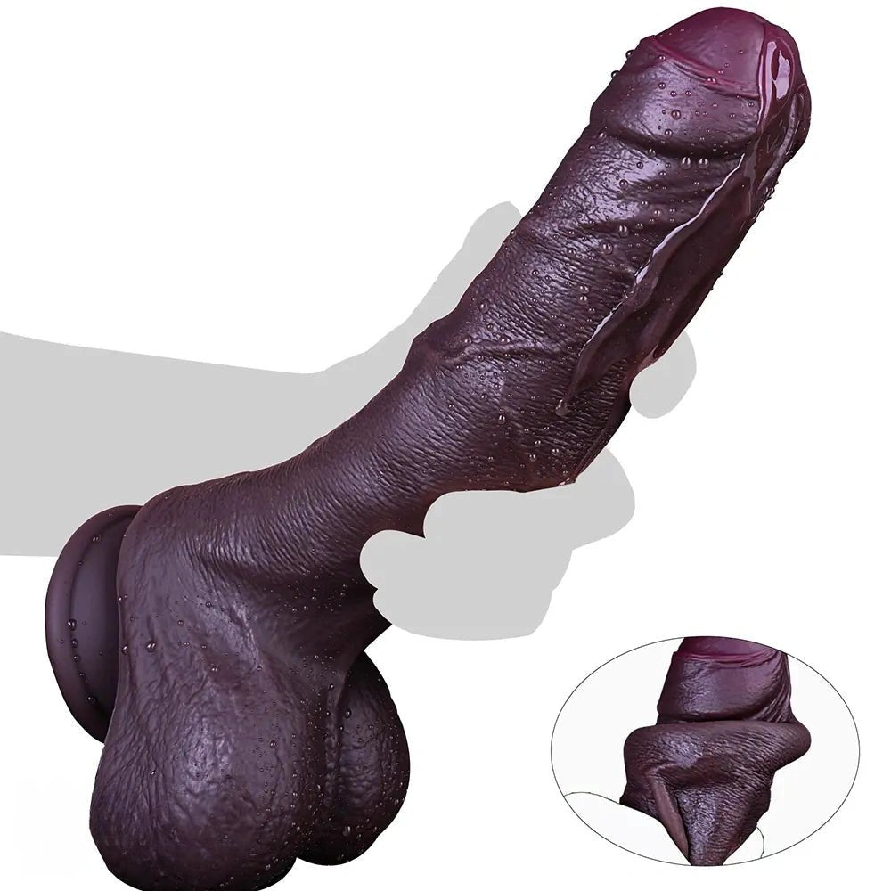 Coffee Curved G-Spot Dildo - Curved G-Spot Dildo