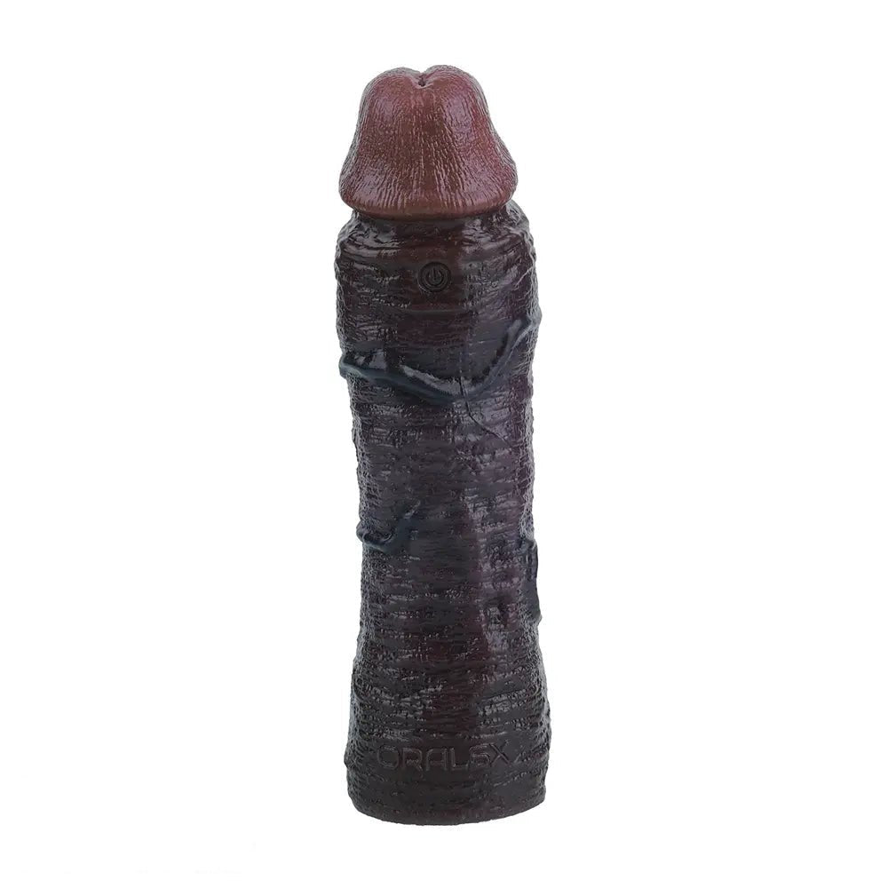 Coffee Hollow Dildo Sleeve - Hollow Realistic Dildo Sleeve
