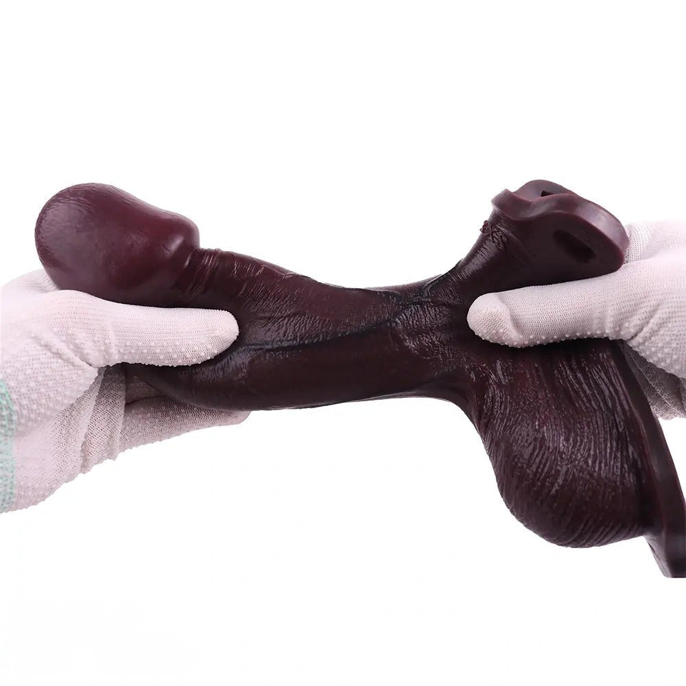 Coffee Hollow Wearable Dildo - Strap-On Dildo