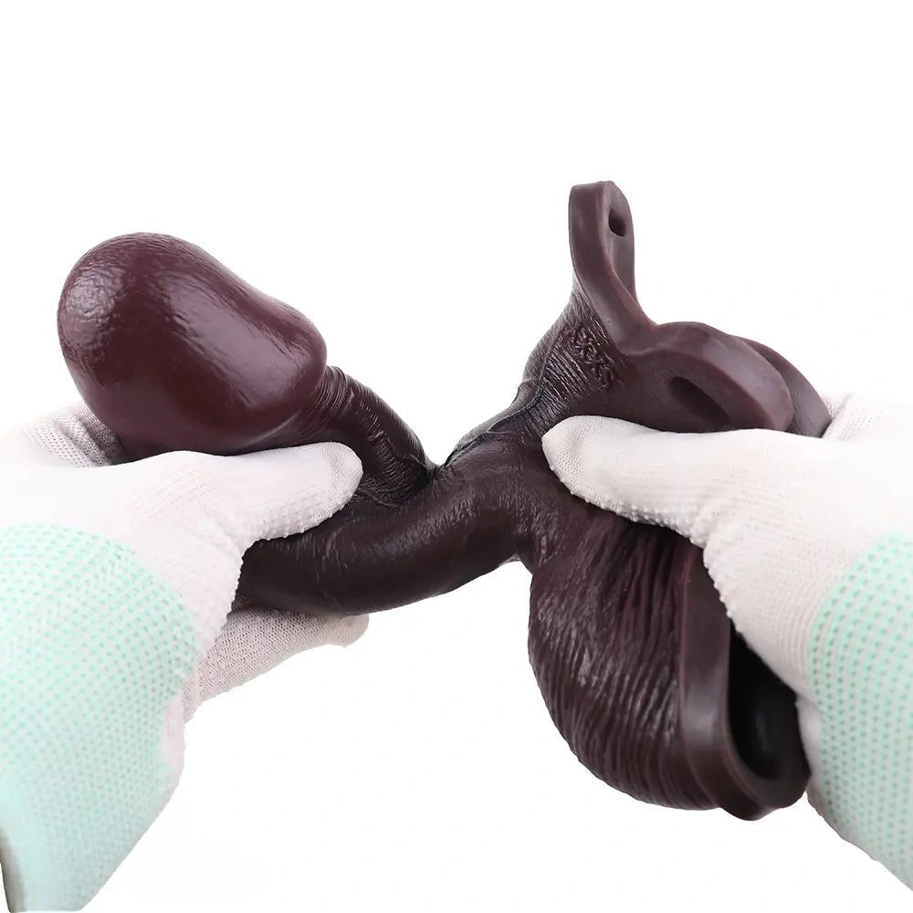 Coffee Hollow Wearable Dildo - Strap-On Dildo