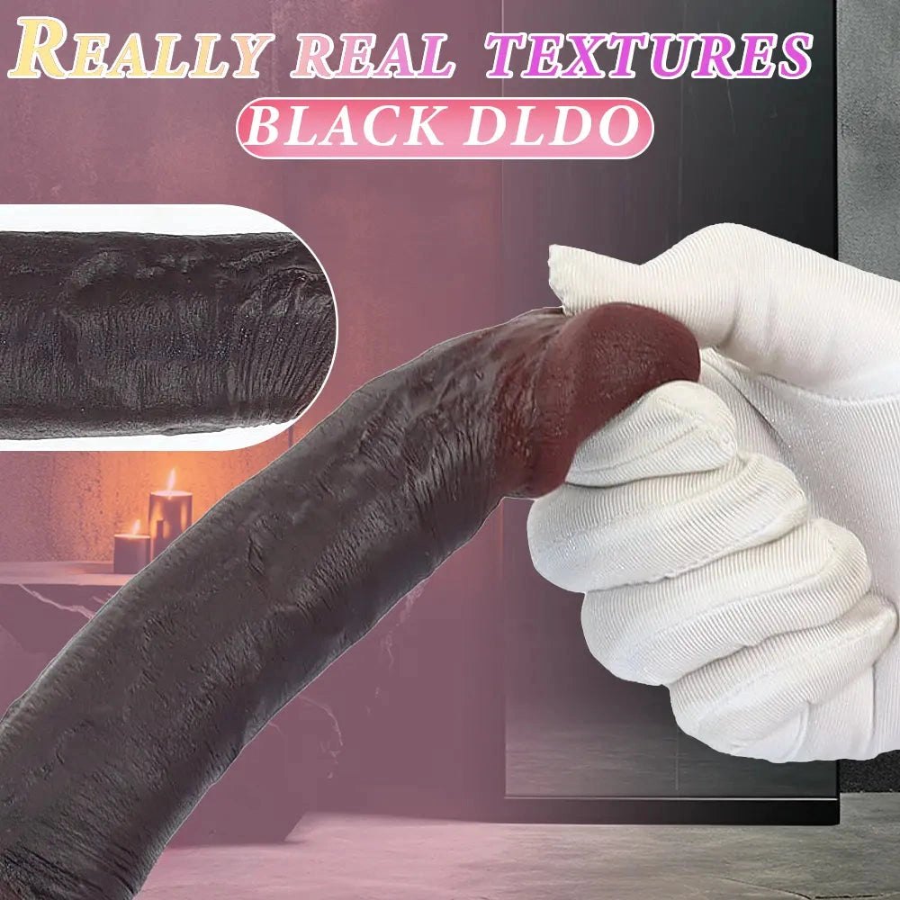 Coffee Suction Cup Dildo 8.67in - Silicone Suction Cup Dildo