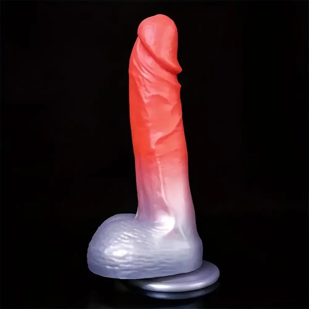 Color Shift Suction Cup Dildo 8.36 in - Suction Cup Dildo