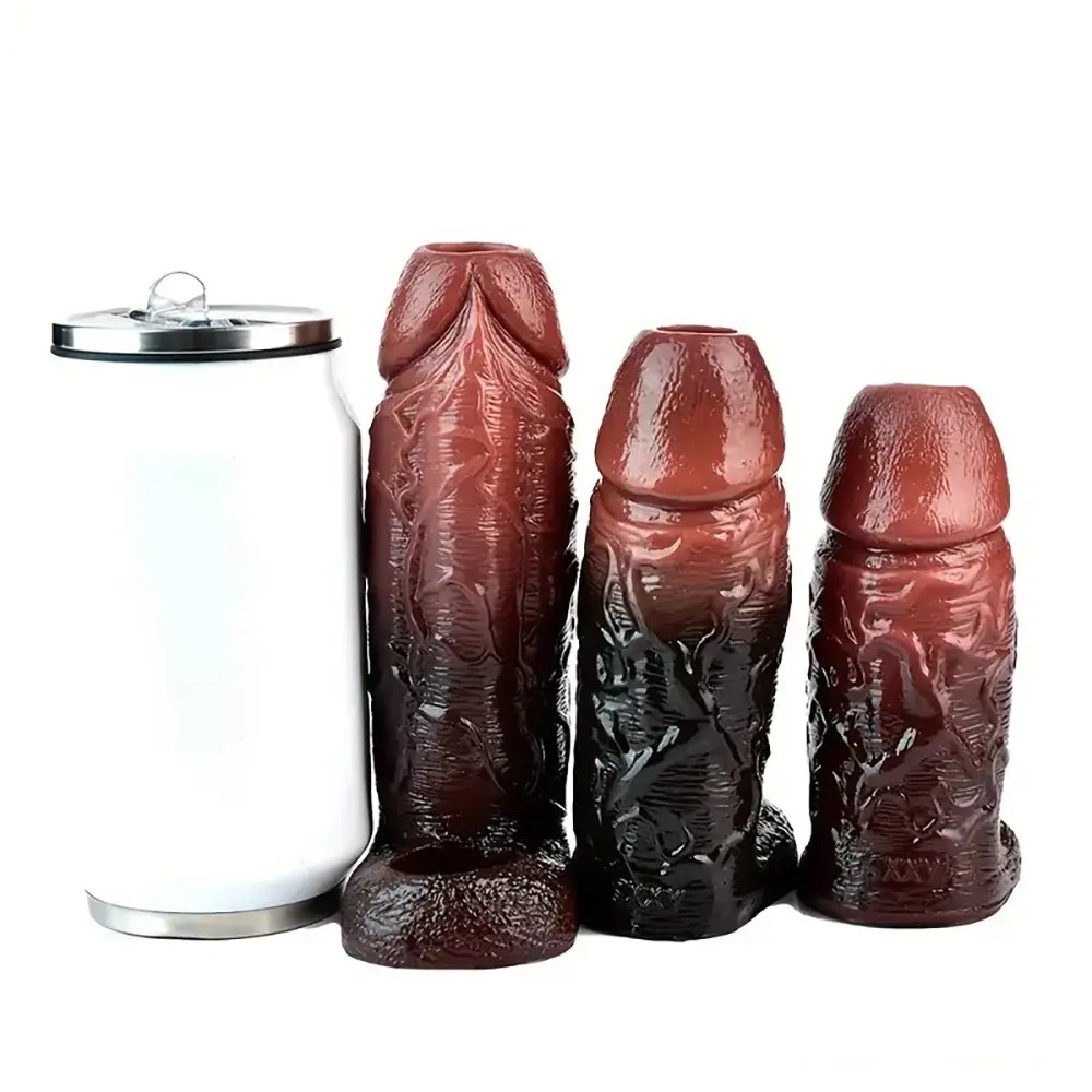 Colorful Cock Sleeve Extender - Silicone Penis Sleeve