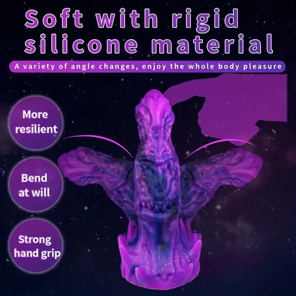 9.84in Colorful Fantasy Monster Dildo - Fantasy Dildo