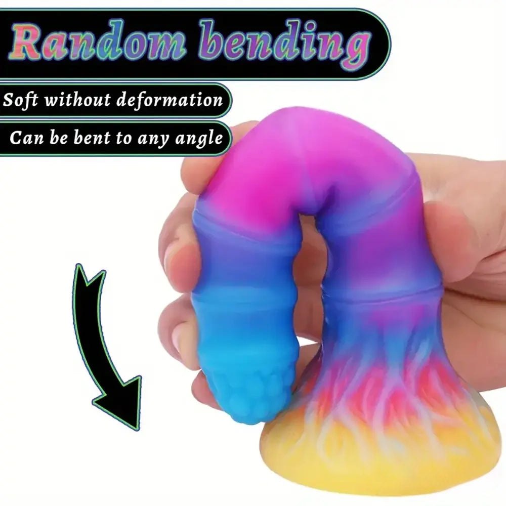 Colorful Glow Monster Dildo - Fantasy Monster Dildo