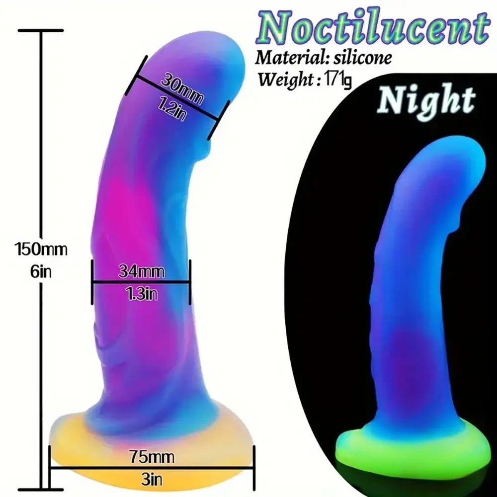 Colorful Glow Monster Dildo - Fantasy Monster Dildo