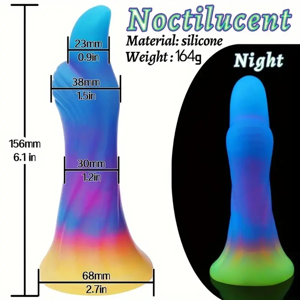 Colorful Glow Monster Dildo - Fantasy Monster Dildo