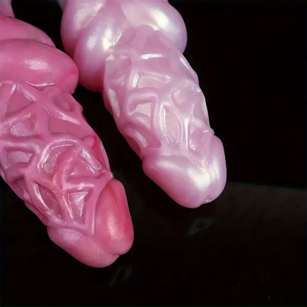 Colorful Knot Animal Dildo 7.09in - Horse Style Knot Dildo