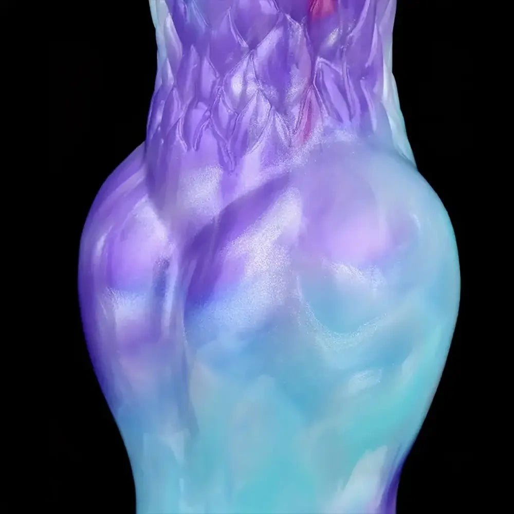 Colorful Knotted Animal Dildo - Silicone Knotted Dildo