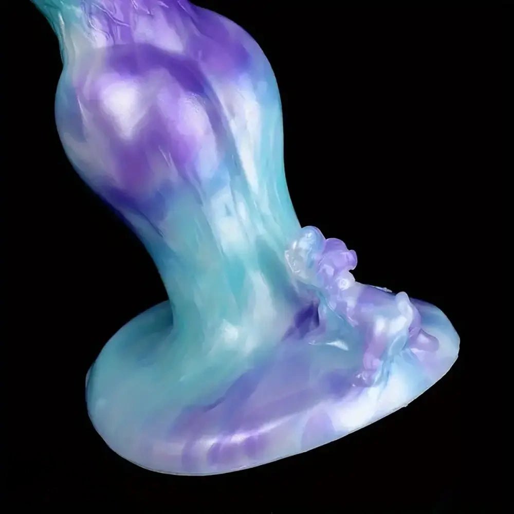 Colorful Knotted Animal Dildo - Silicone Knotted Dildo