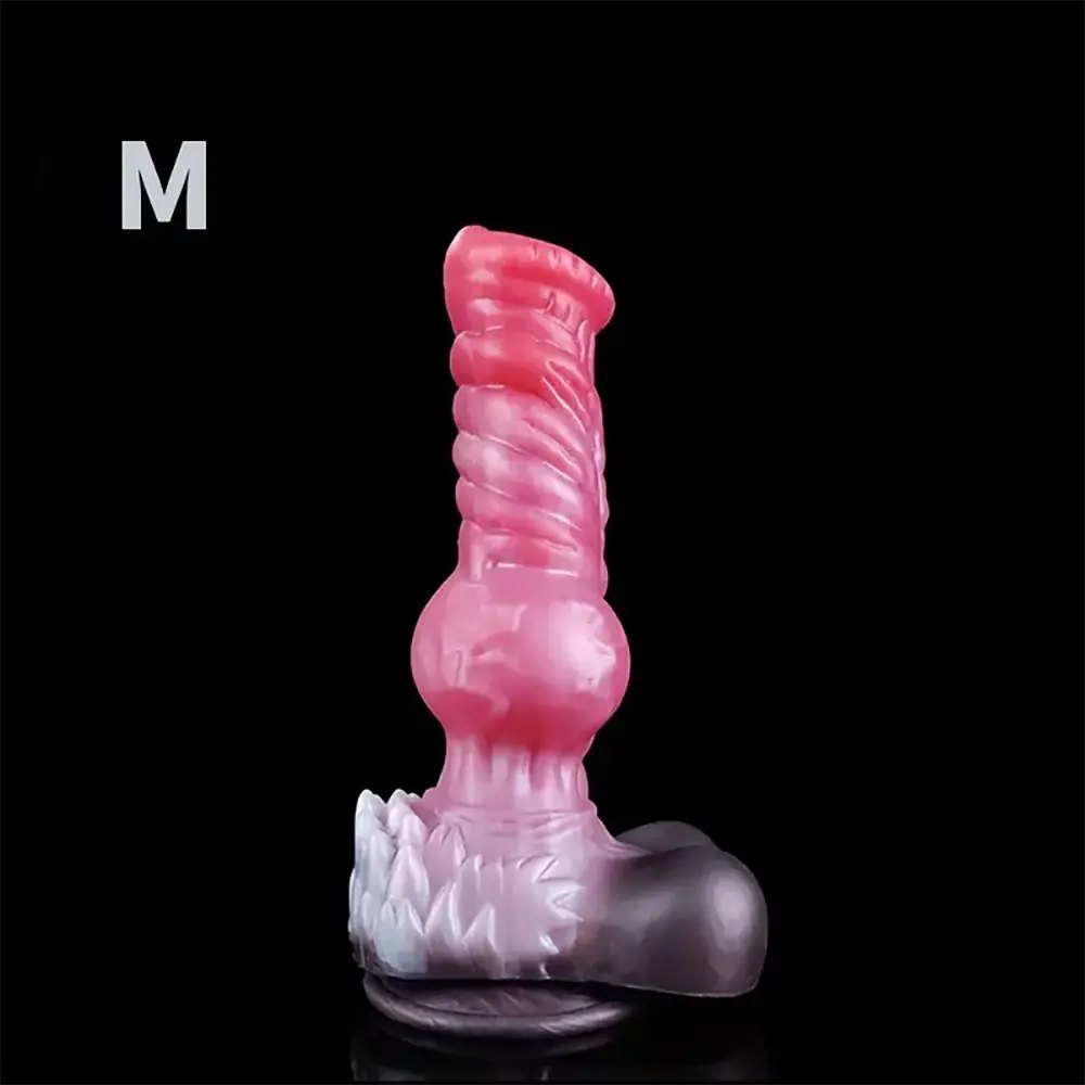 Colorful Knotted Horse Dildo - Knotted Animal Dildo