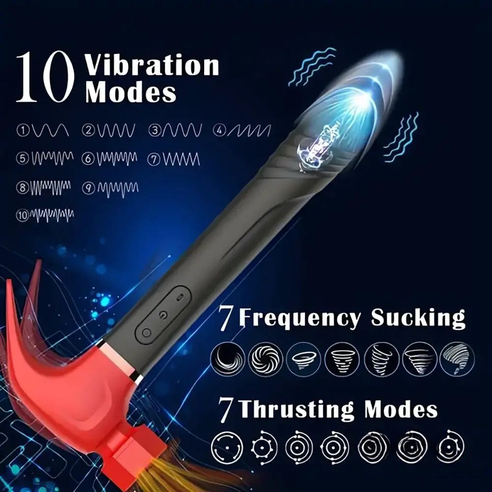 Colorful Silicone Fantasy Dildo - Novelty Silicone Fantasy Dildo