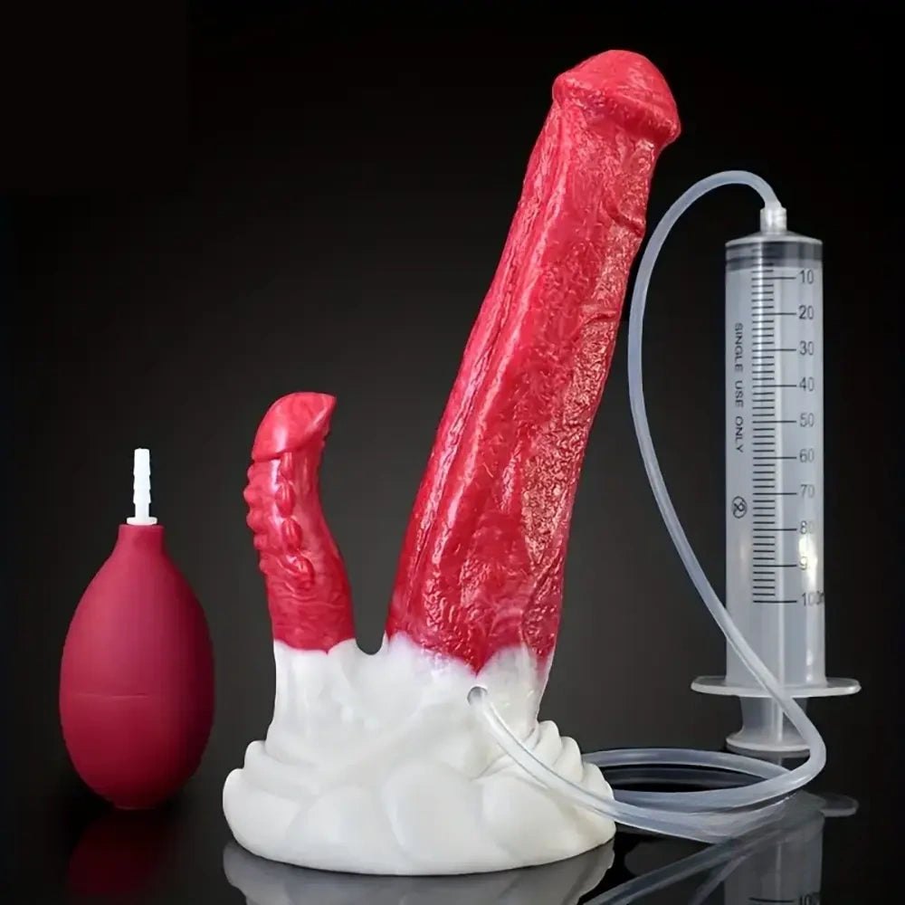 Colorful Textured Fantasy Dildo - Fantasy Dildo