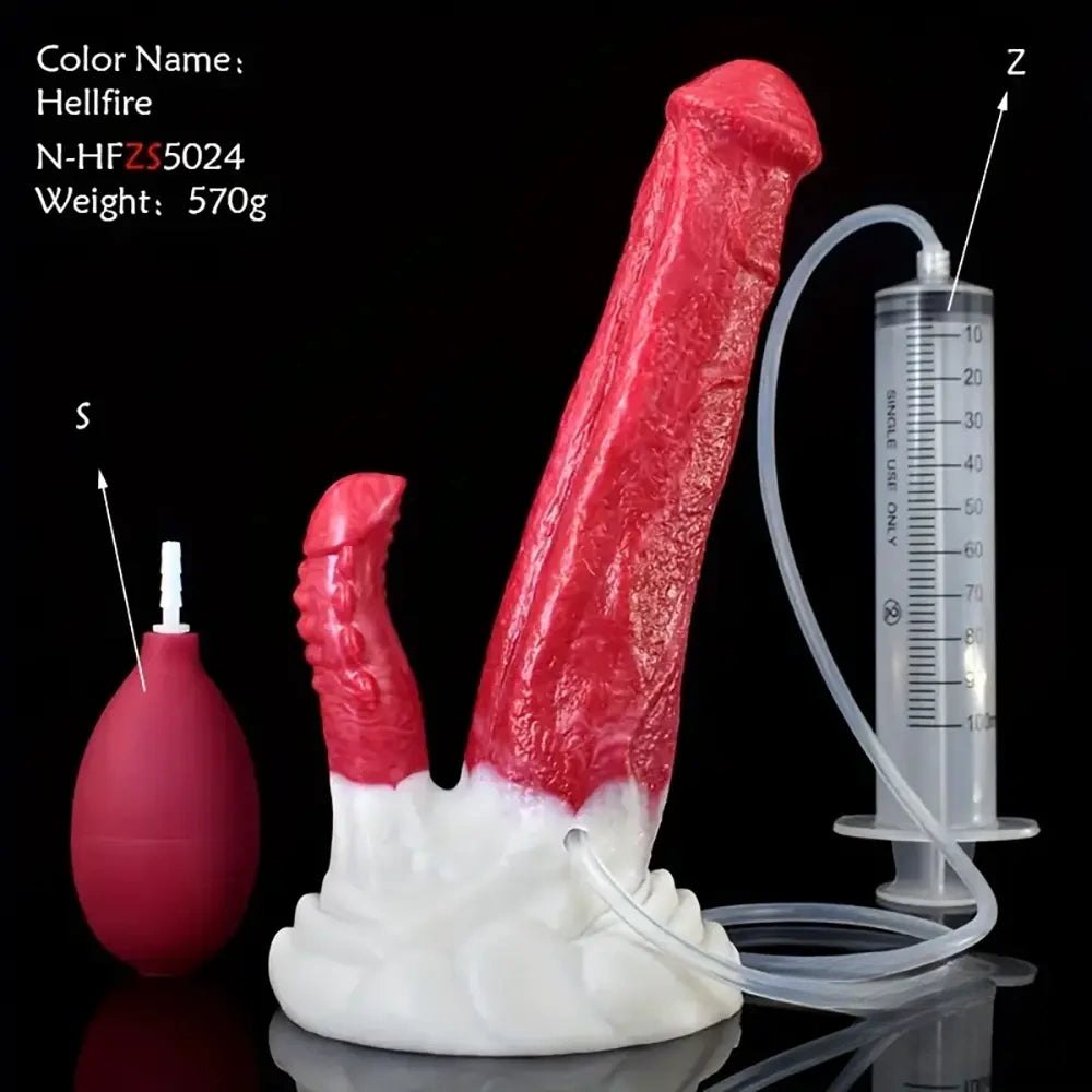 Colorful Textured Fantasy Dildo - Fantasy Dildo