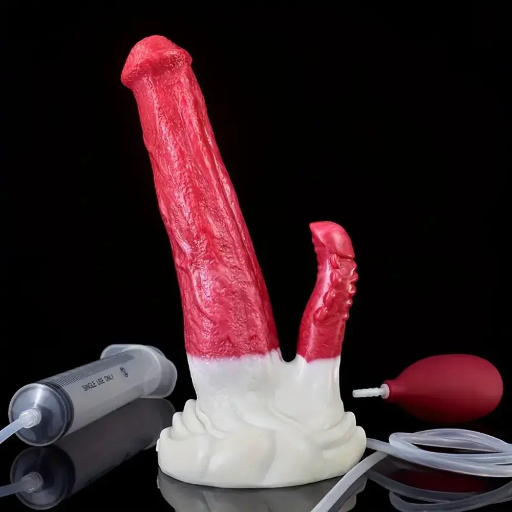 Colorful Textured Fantasy Dildo - Fantasy Dildo