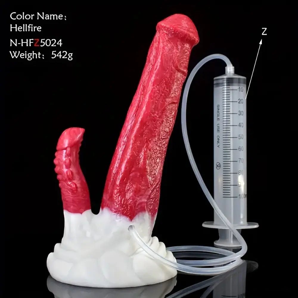 Colorful Textured Fantasy Dildo - Fantasy Dildo