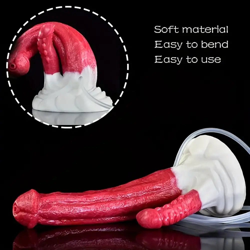 Colorful Textured Fantasy Dildo - Fantasy Dildo