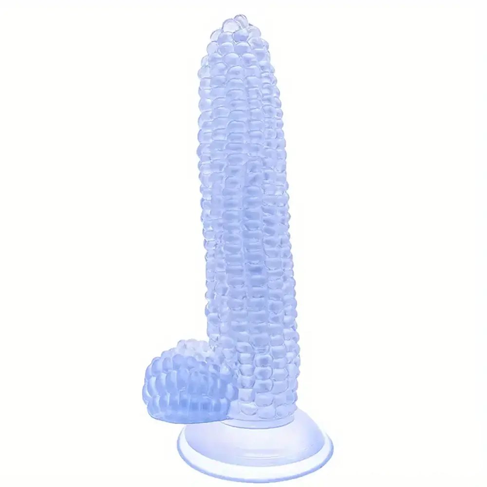 Corn-Shaped Fantasy Dildo - Novelty Silicone Dildo