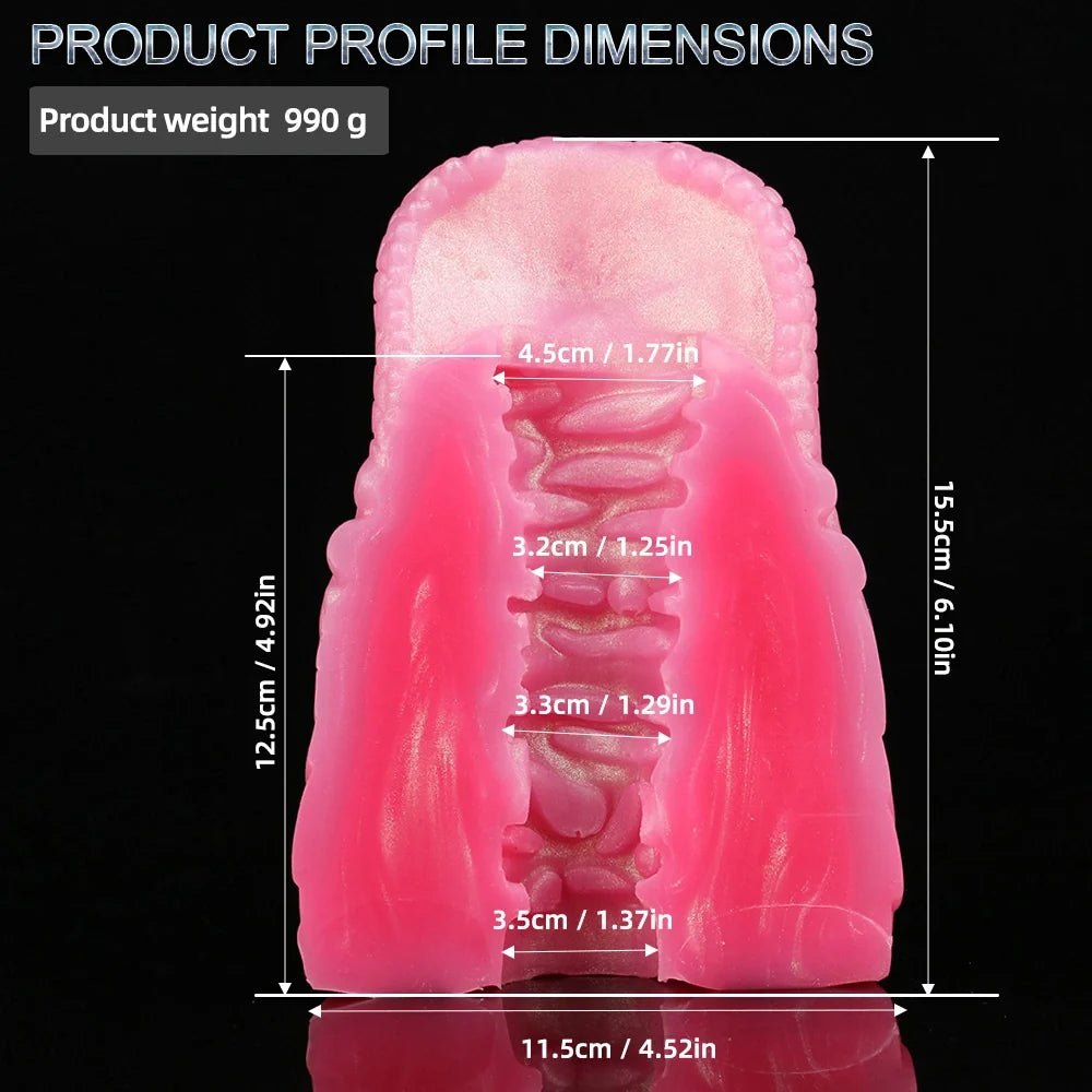 Crocodile Onahole Pink Pearl - Fantasy Stroker Onahole