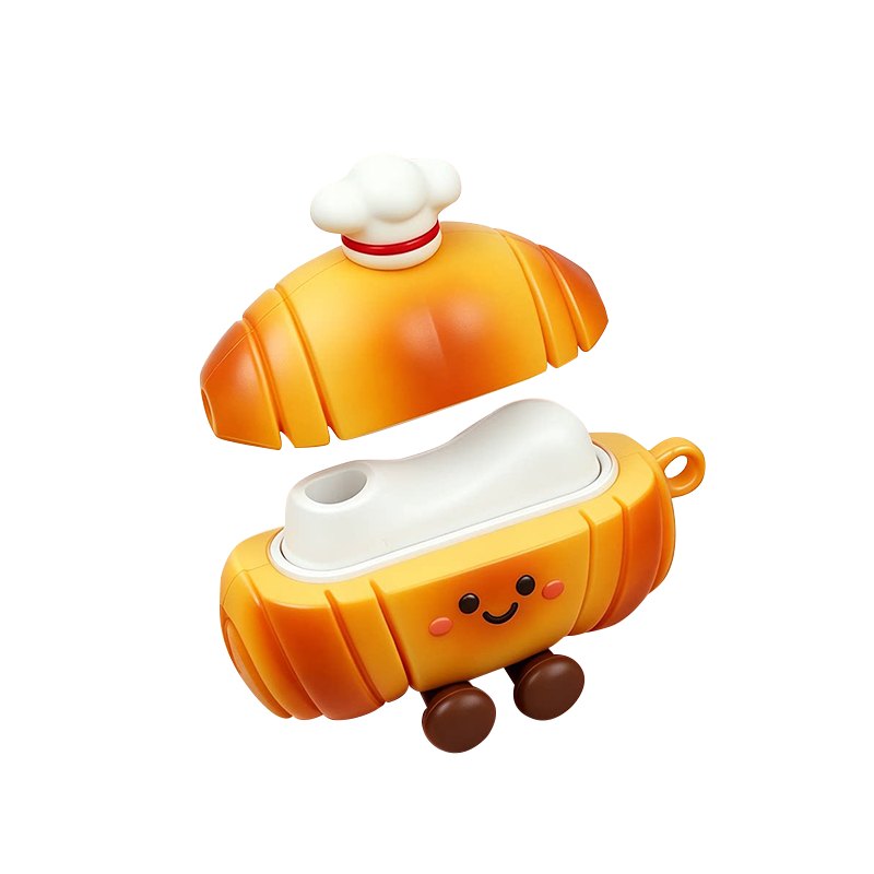 Croissant Chef Clit Sucker - Air-Pulse Rose Toy Vibrator