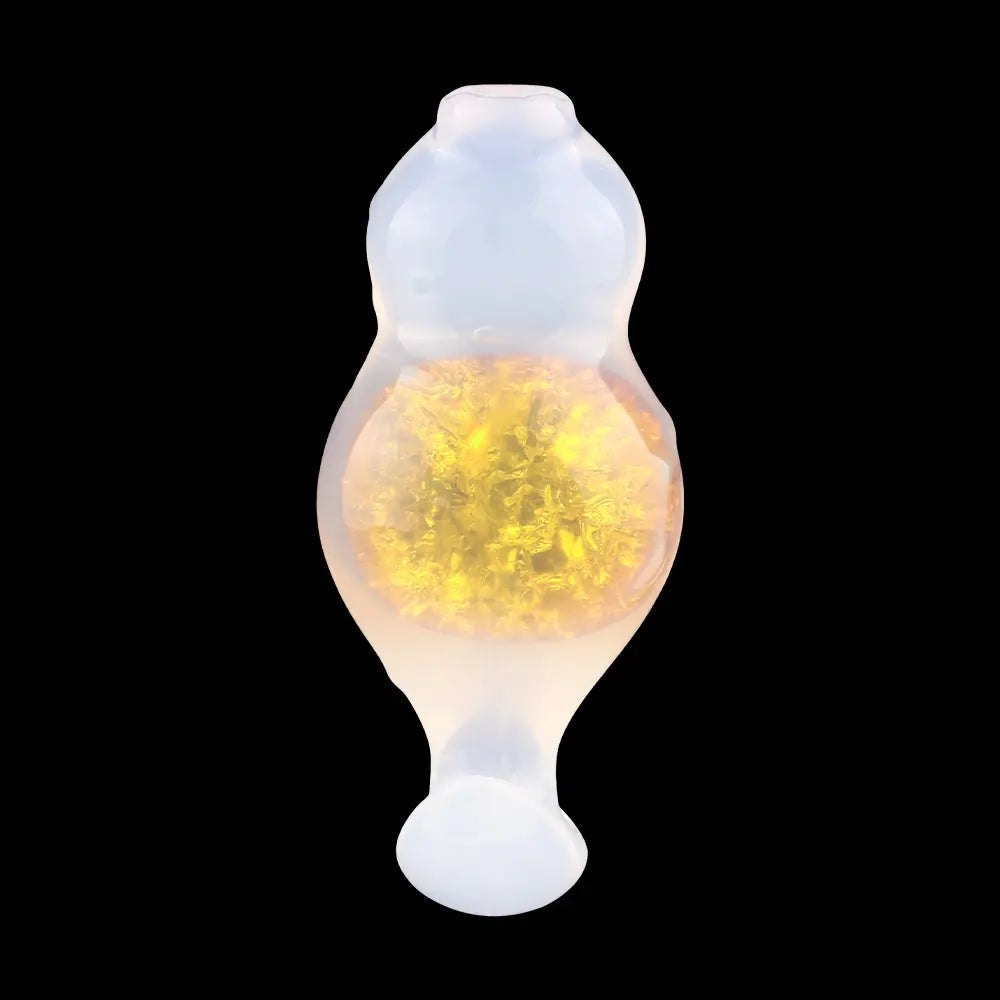 Crystal Ball Anal Plug 5 in - Colorful Silicone Butt Plug