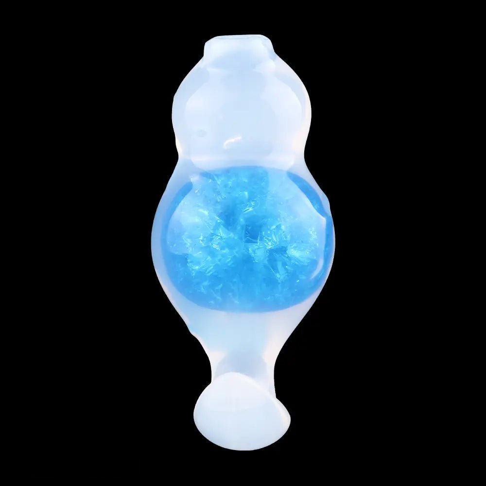 Crystal Ball Anal Plug 5 in - Colorful Silicone Butt Plug