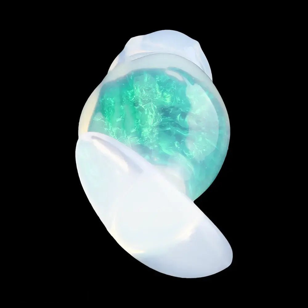 Crystal Ball Anal Plug 5 in - Colorful Silicone Butt Plug
