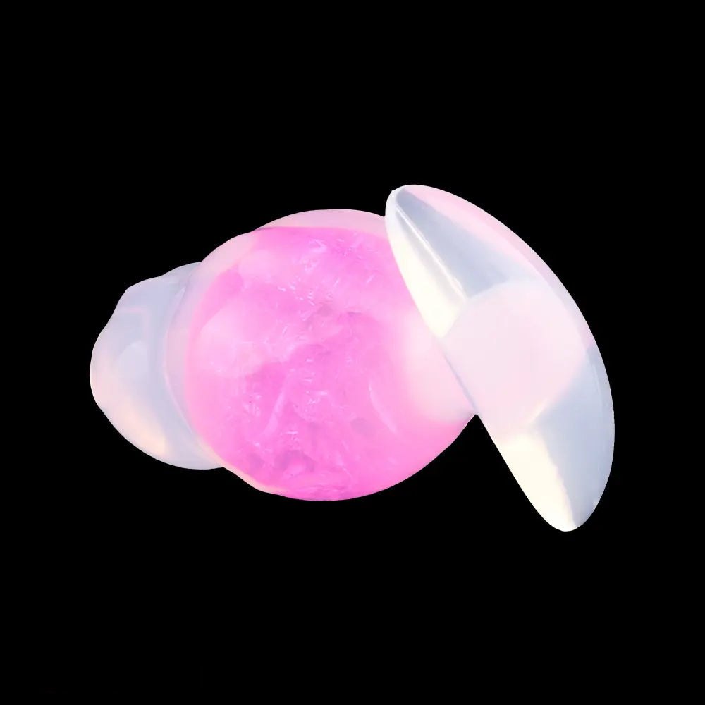 Crystal Ball Anal Plug 5 in - Colorful Silicone Butt Plug