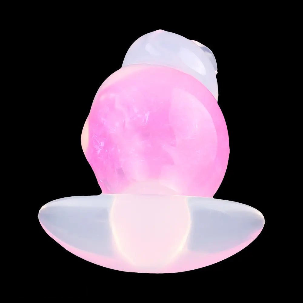 Crystal Ball Anal Plug 5 in - Colorful Silicone Butt Plug