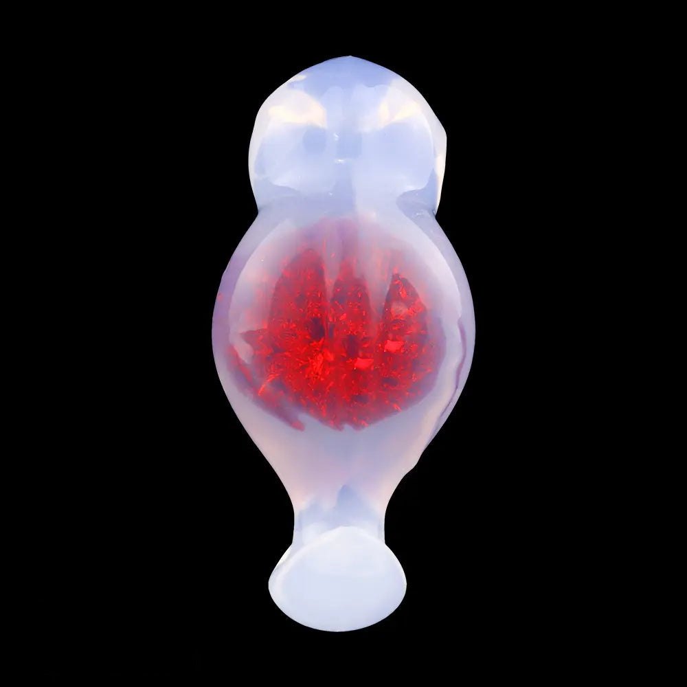 Crystal Ball Anal Plug 5 in - Colorful Silicone Butt Plug