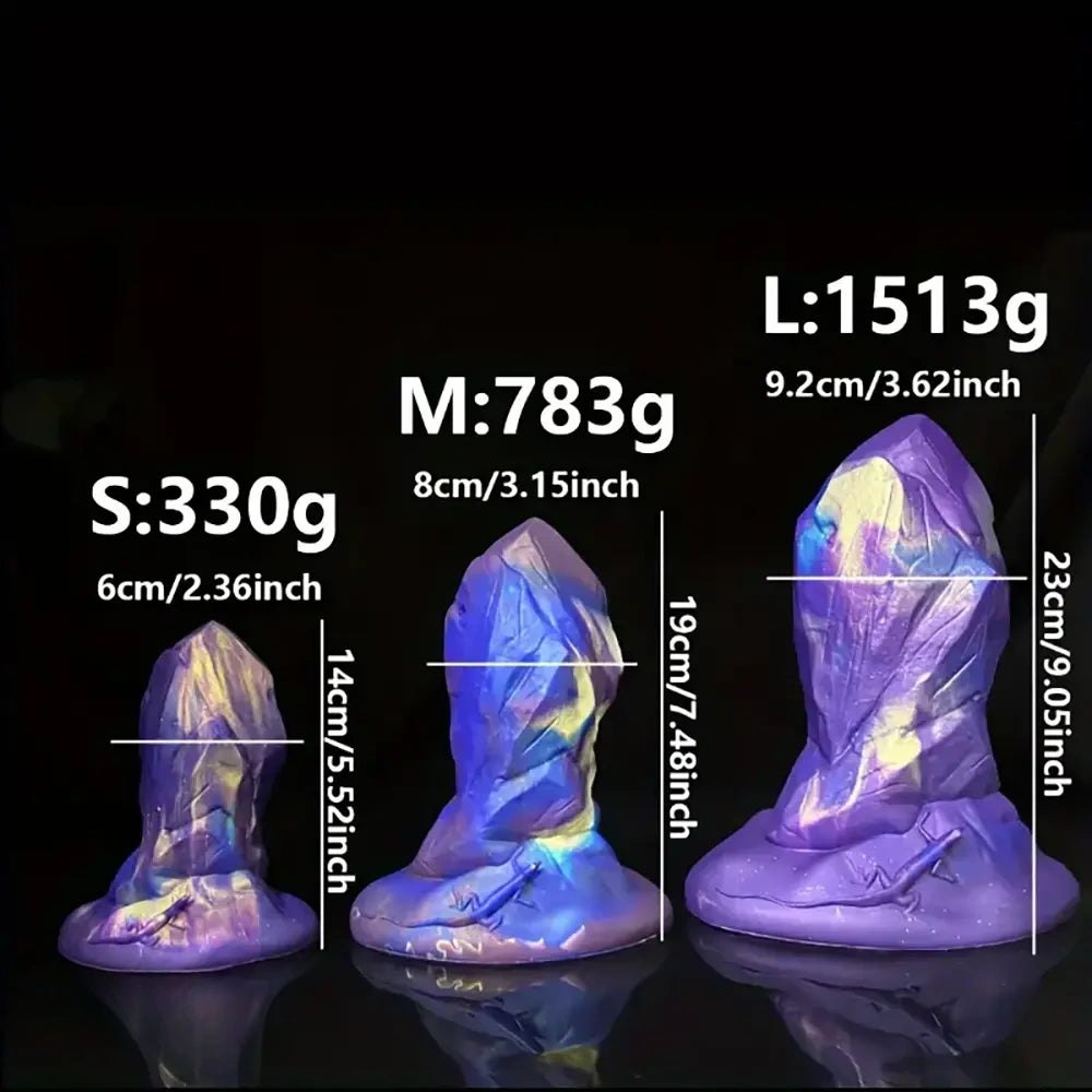 Crystal Facet Anal Plug - Faceted Silicone Butt Plug