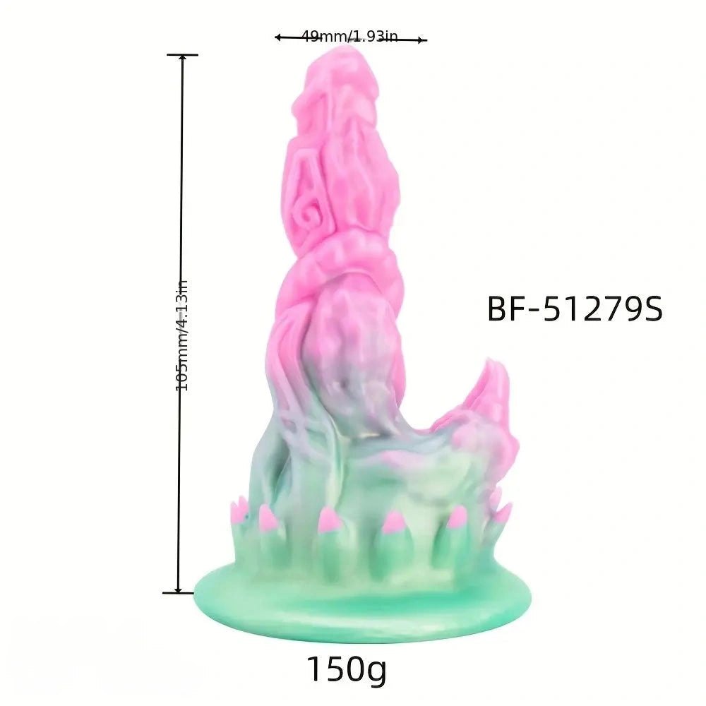 Crystal Flame Fantasy Dildo - Silicone Fantasy Dildo