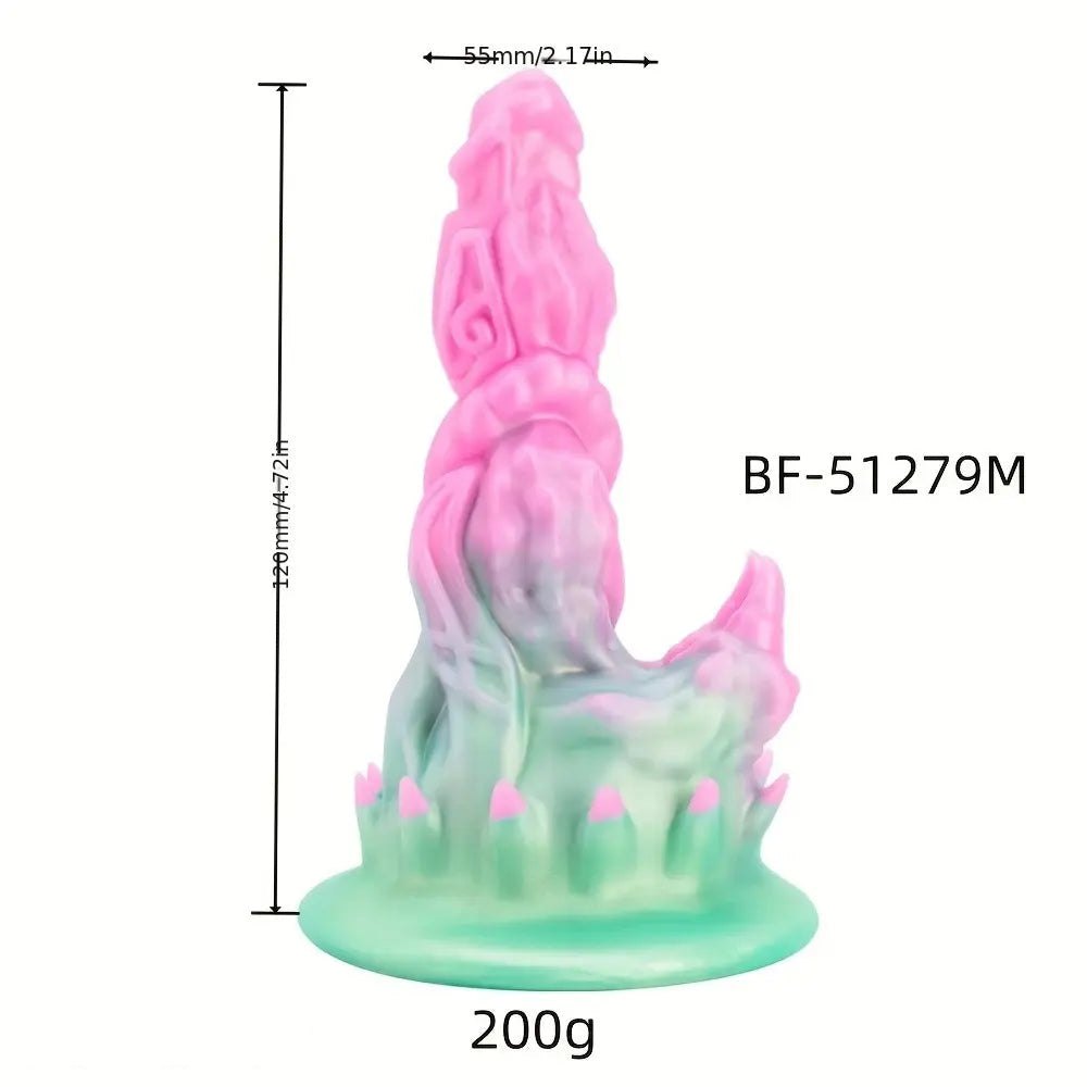 Crystal Flame Fantasy Dildo - Silicone Fantasy Dildo