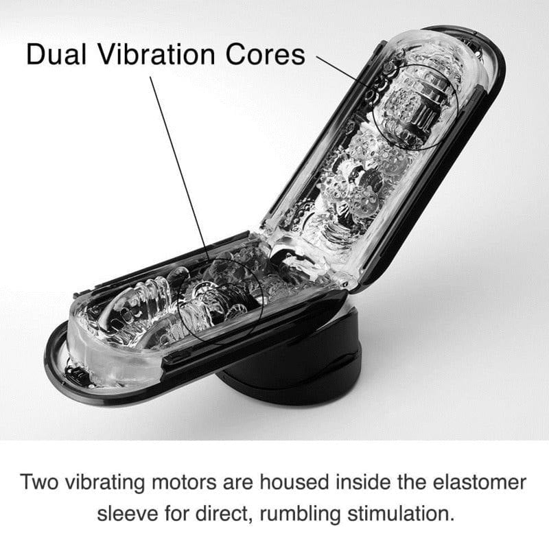 Crystal Silicone Auto Masturbator - Automatic Male Stroker