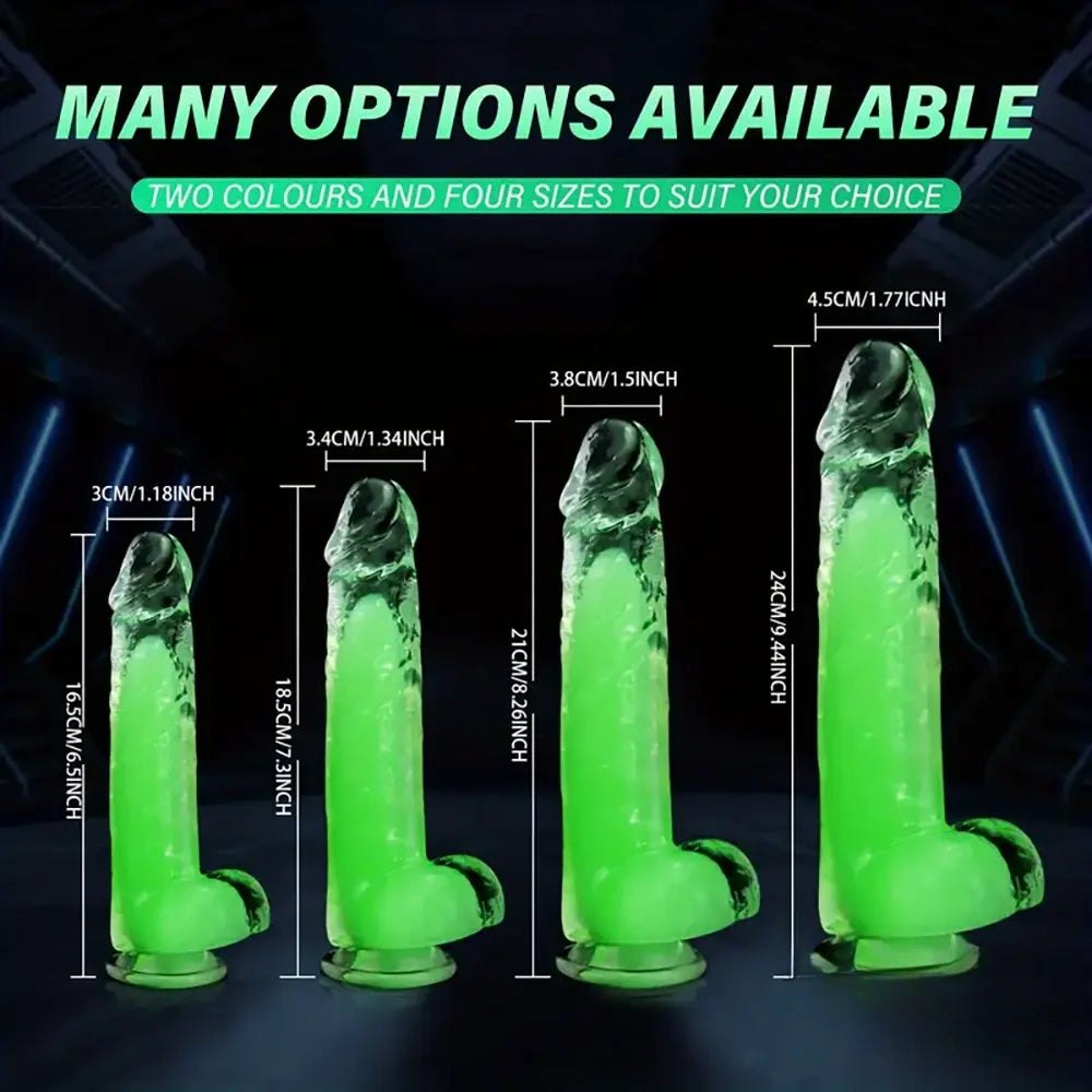 Crystal TPE Realistic Dildo - Translucent Realistic Dildo