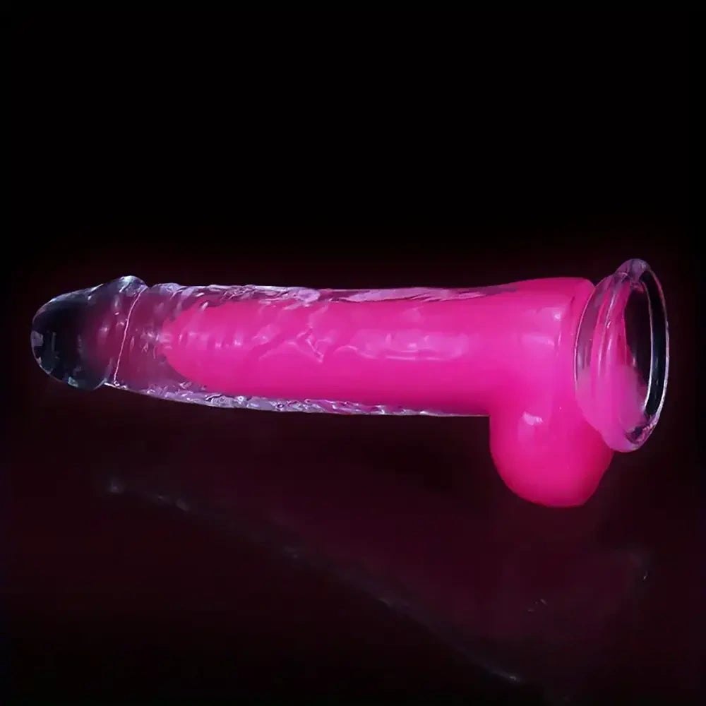 Crystal TPE Realistic Dildo - Translucent Realistic Dildo