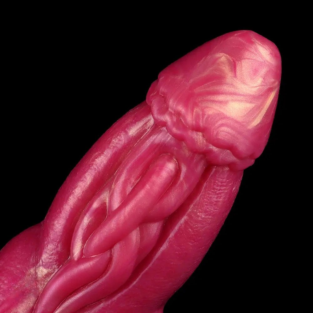 Cumming Knot Silicone Dildo - Squirting Knot-Base Dong