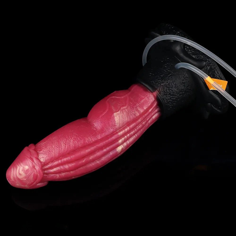 Cumming Knot Silicone Dildo - Squirting Knot-Base Dong