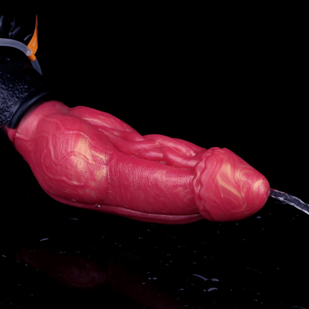 Cumming Knot Silicone Dildo - Squirting Knot-Base Dong