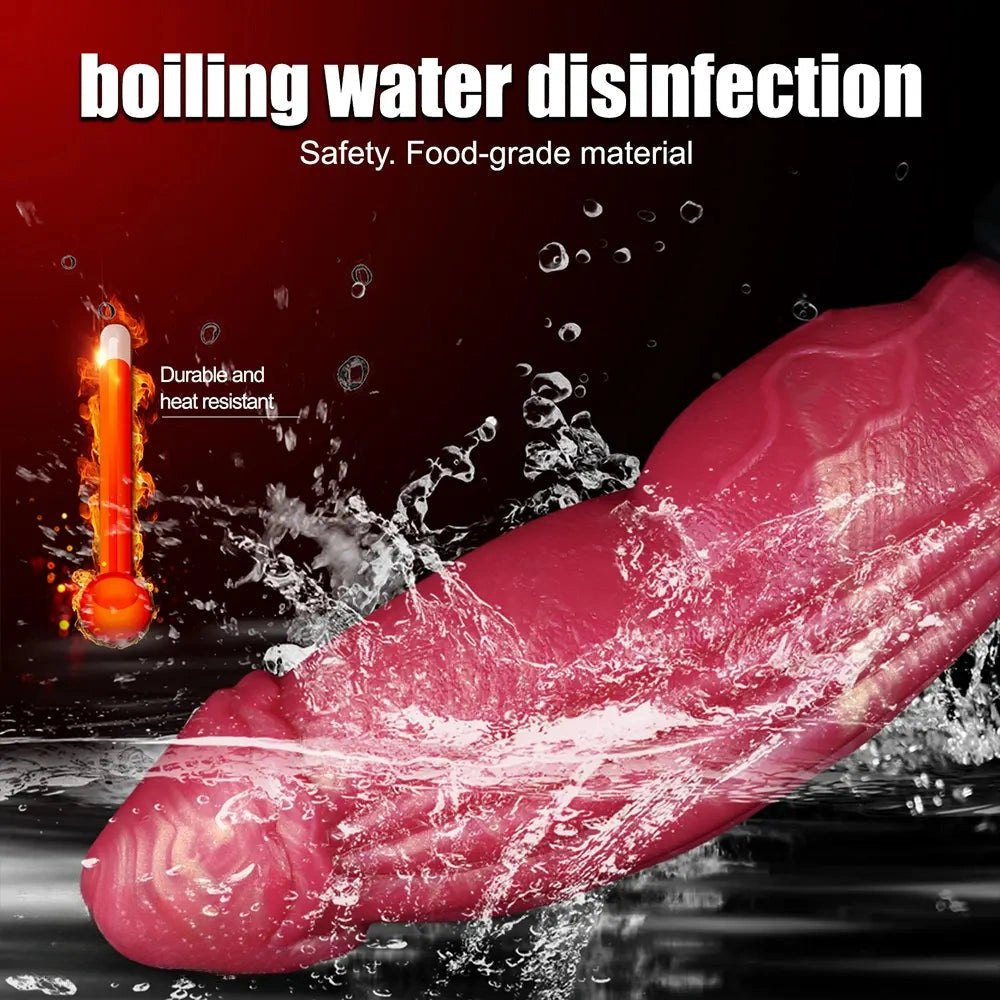 Cumming Knot Silicone Dildo - Squirting Knot-Base Dong
