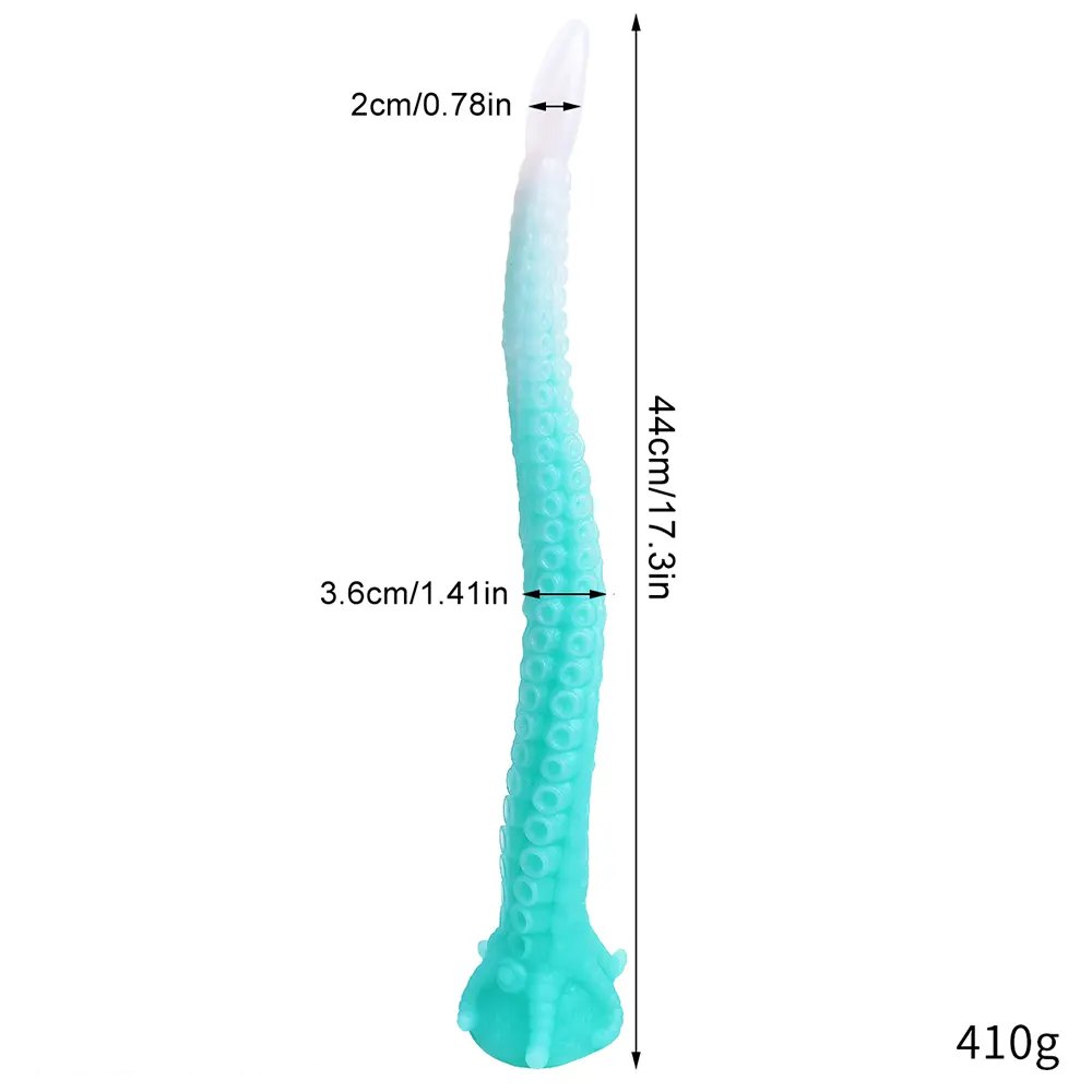 Curled Tentacle Fantasy Dildo - Silicone Monster Dildo